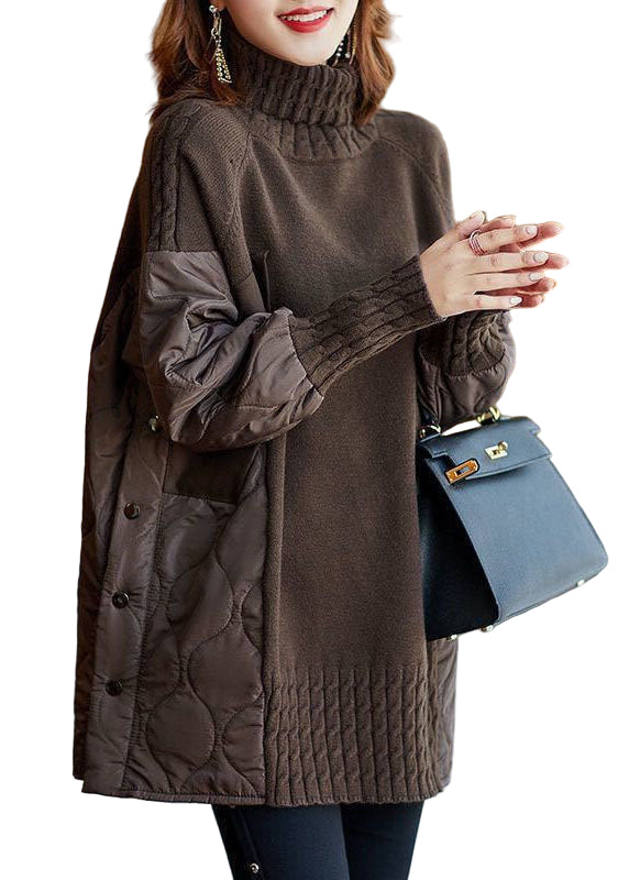 Women's Turtleneck Sweater Loose fit