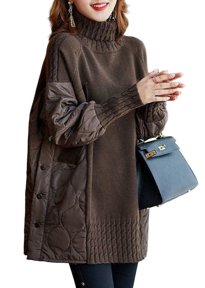 Women's Turtleneck Sweater Loose fit