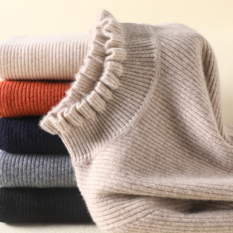 Women's Turtleneck Sweater Stylish Comfort