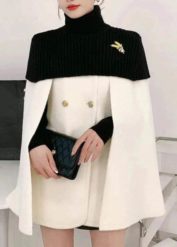 Women's Two Piece Set With Cape And Cloud Coats