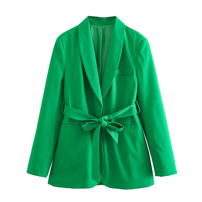 Women's Two-piece Set Blazer and Pants With Timeless Style