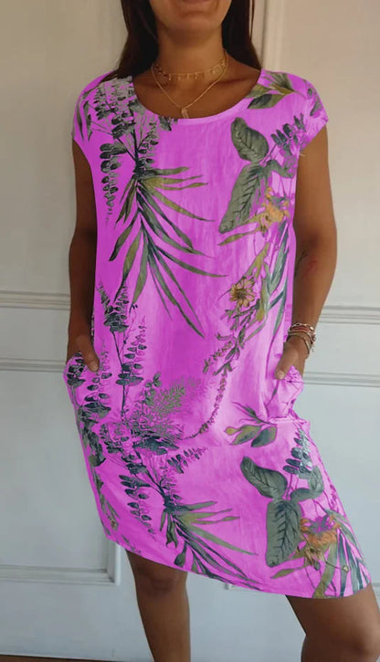 Women's Two-piece Set Stylish Cotton Linen Look for Casual and Formal Occasions