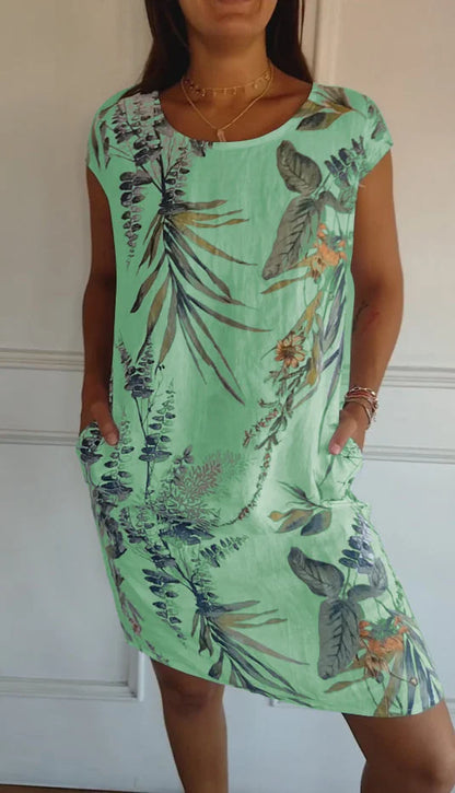 Women's Two-piece Set Stylish Cotton Linen Look for Casual and Formal Occasions