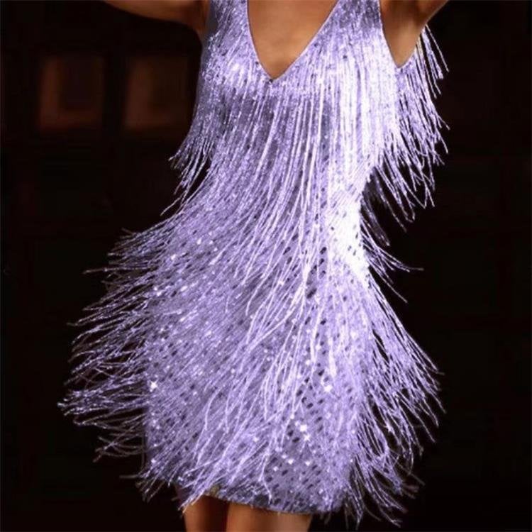 Women's V-Cut Sleeveless Cotton Dress