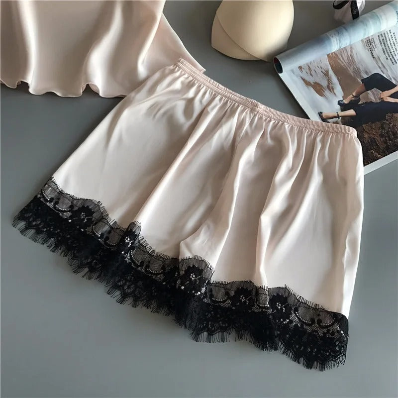Women's V-neck nightwear set