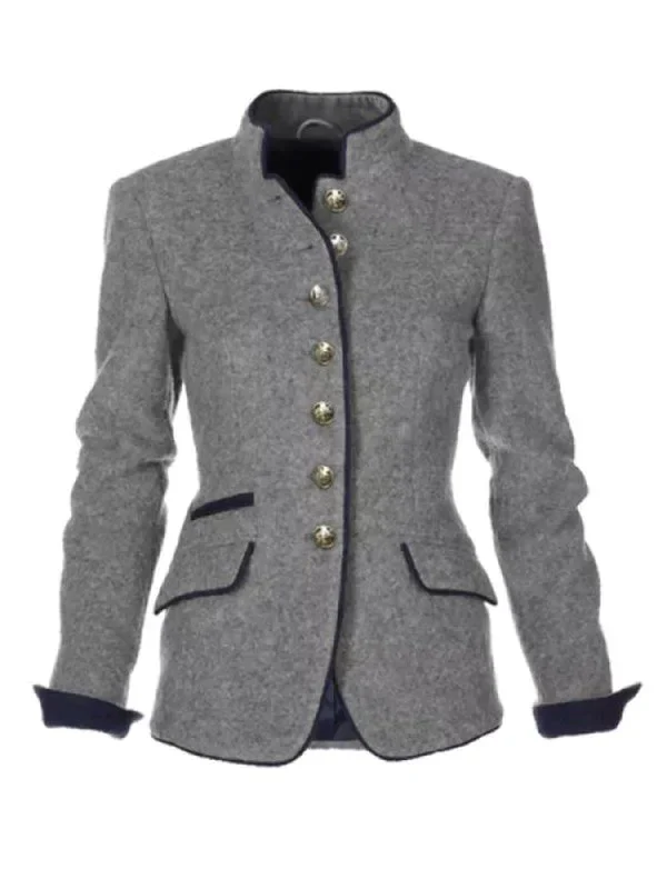 Women's Vintage Blazer With Buttons