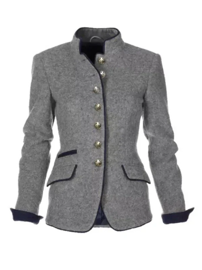 Women's Vintage Blazer With Buttons