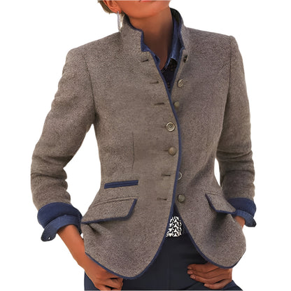 Women's Vintage Blazer With Buttons