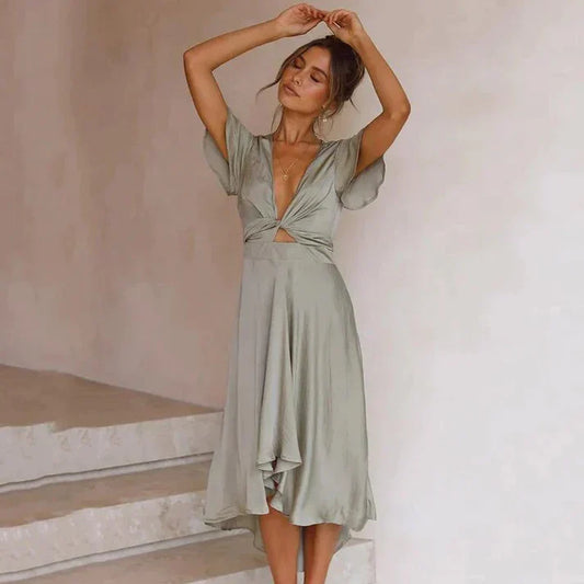 Women's Vintage Dress Retro Chic Summer Dresses High Quality Fabrics