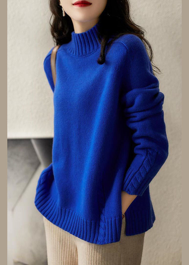 Women's Vintage Knitted Style Sweater with Open Sides