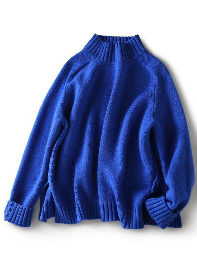 Women's Vintage Knitted Style Sweater with Open Sides