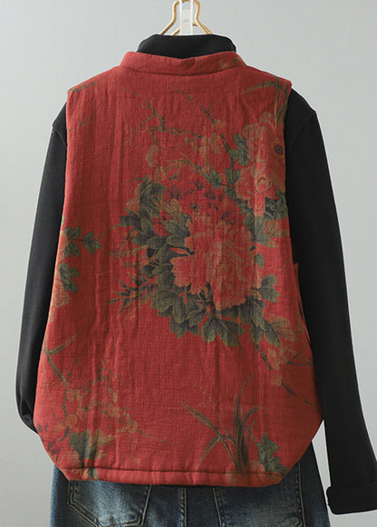 Women's Vintage Vest with Fringe and Patchwork