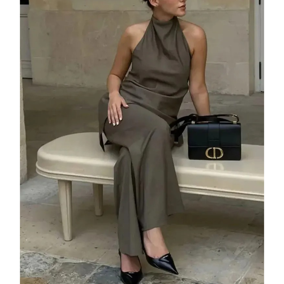 Women's Vintage tank top and trouser set
