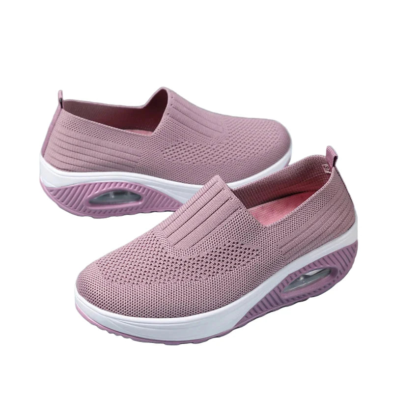 Women's Walking Boots Casual Breathable Mesh Non-slip