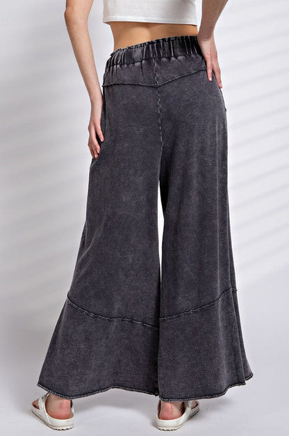 Women's Wide Terry Knit trousers