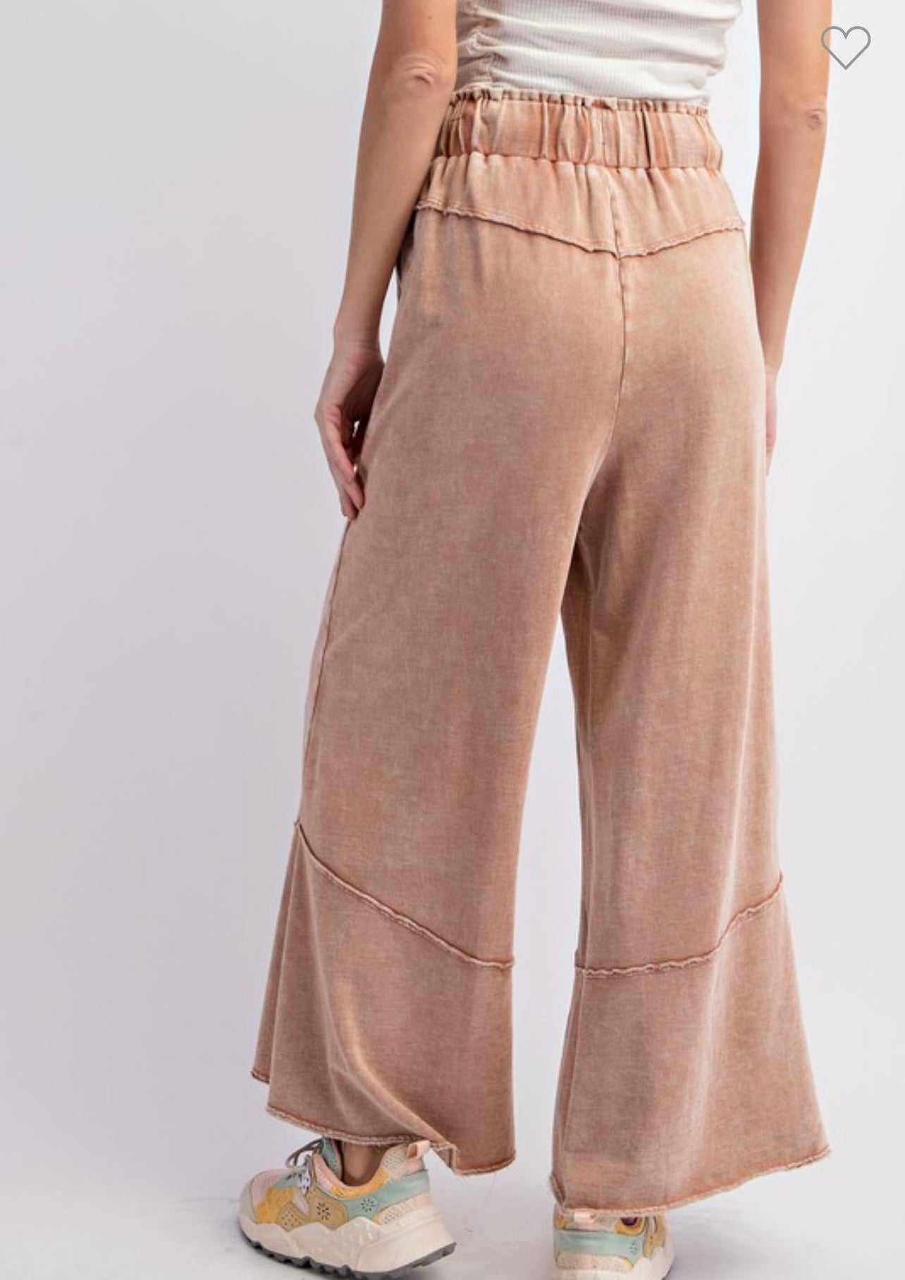 Women's Wide Terry Knit trousers