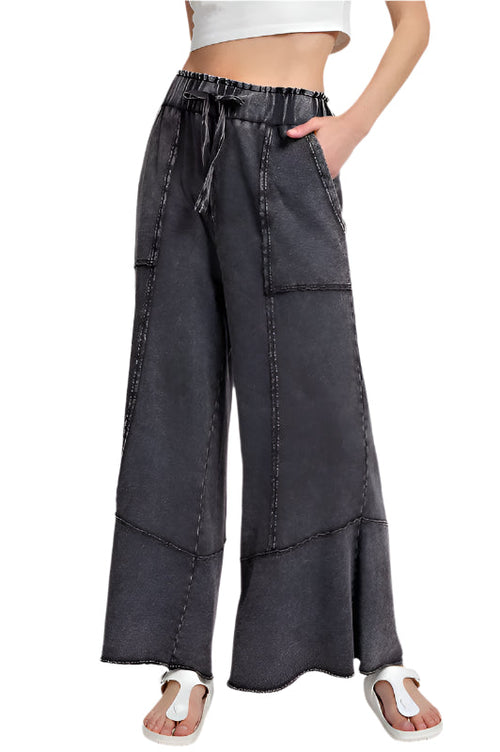 Women's Wide Terry Knit trousers