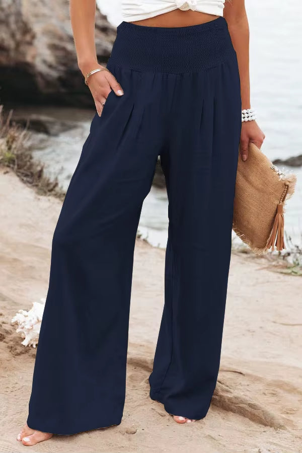 Women's Wide Trousers Breathable Nylon Cotton Polyester