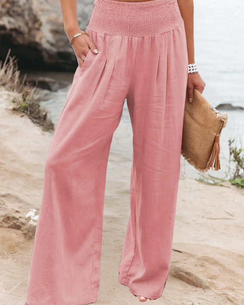 Women's Wide Trousers Breathable Nylon Cotton Polyester