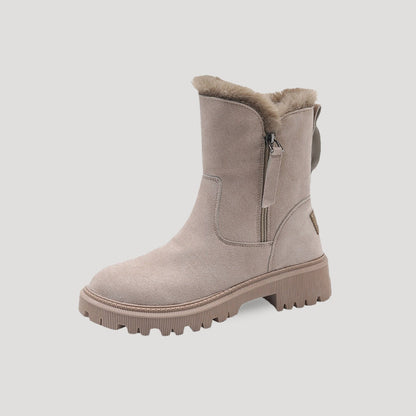 Women's Winter Boots Ankle High With Soft Inner Lining and Solid Sole