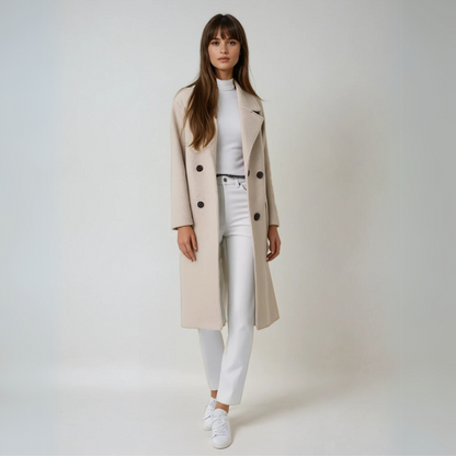 Women's Winter Coat Elegant Long Sleeve Eco-Friendly