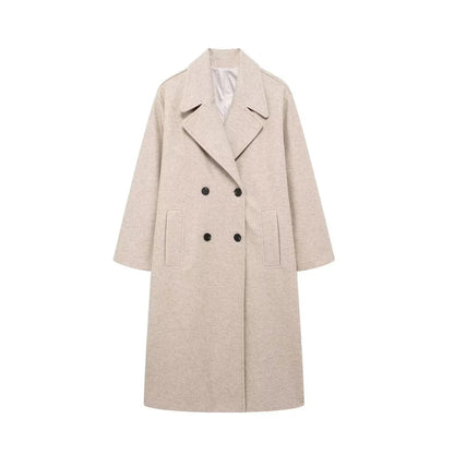 Women's Winter Coat Elegant Long Sleeve Eco-Friendly