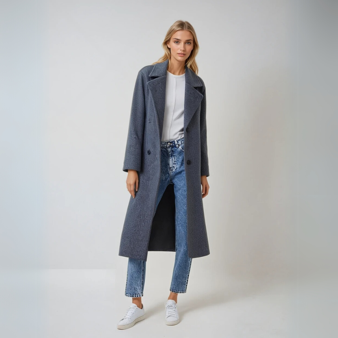 Women's Winter Coat Elegant Long Sleeve Eco-Friendly