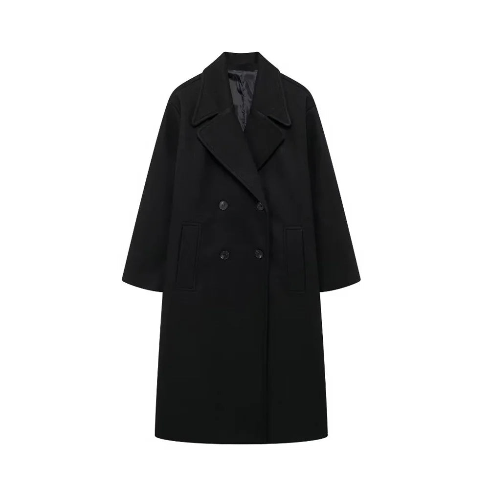 Women's Winter Coat Elegant Long Sleeve Eco-Friendly