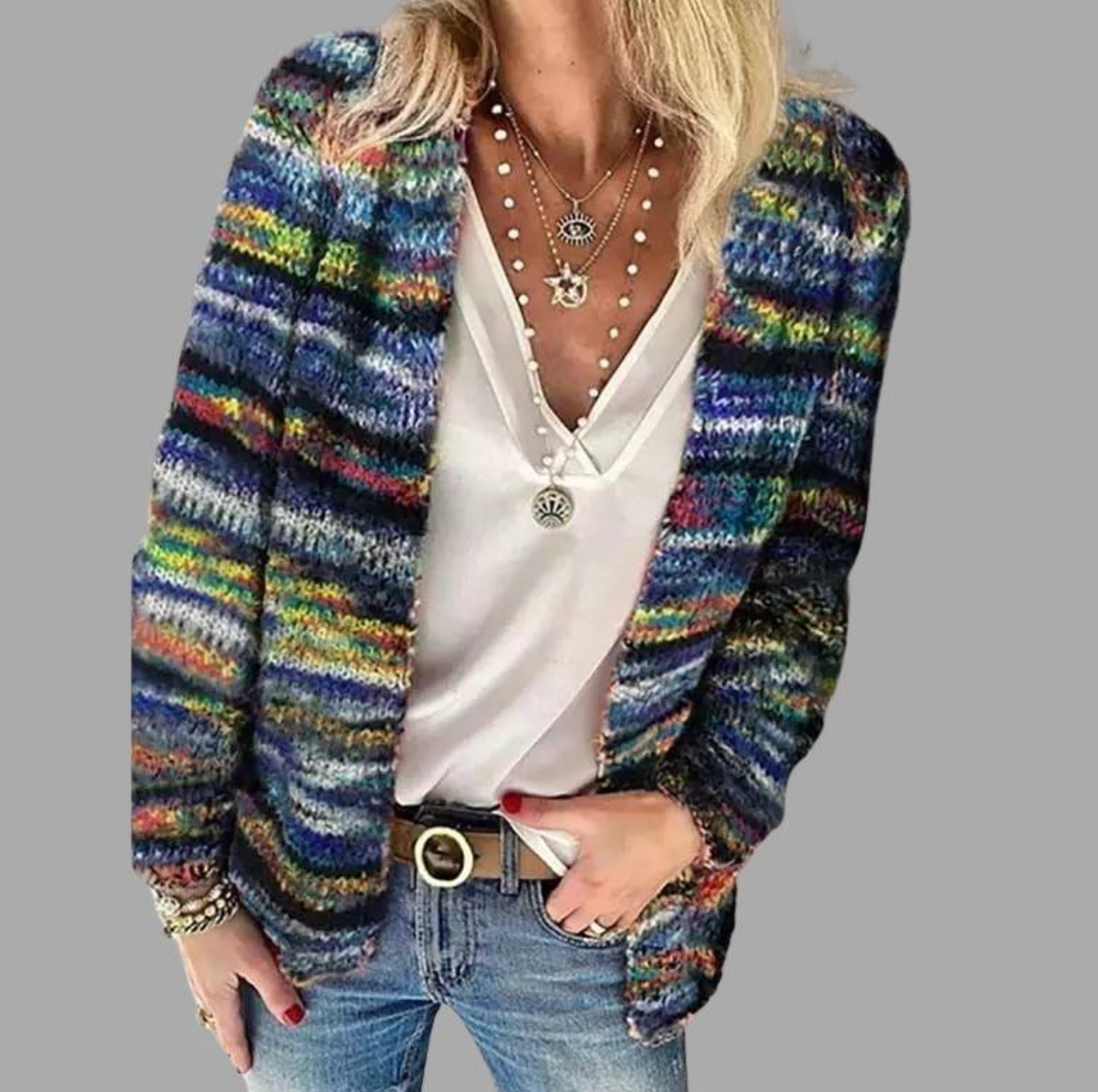 Women's Winter Coat Knitted Comfortable Acrylic