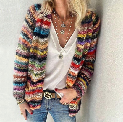 Women's Winter Coat Knitted Comfortable Acrylic