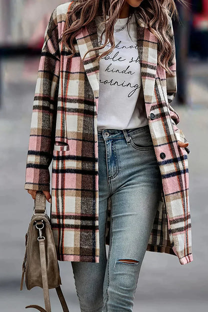 Women's Winter Coat Loose Caroma Pattern