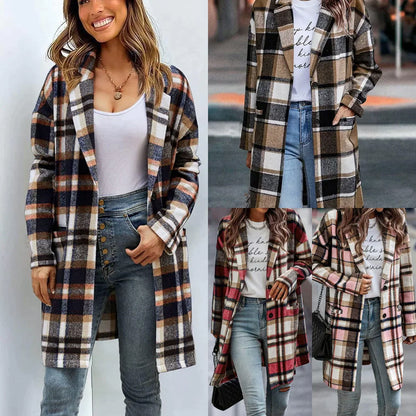 Women's Winter Coat Loose Caroma Pattern