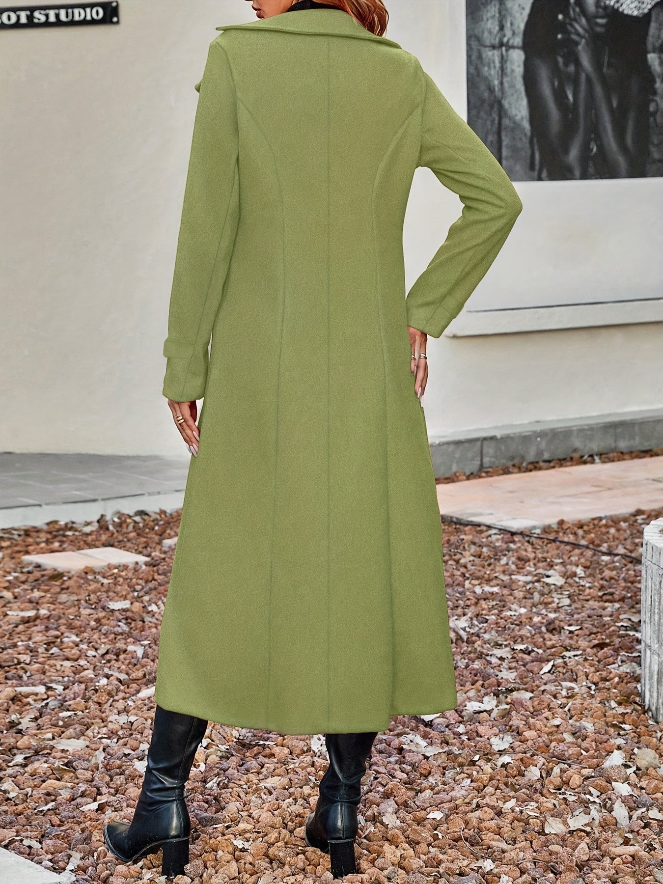 Women's Winter Coat With Lapel Collar Stylish