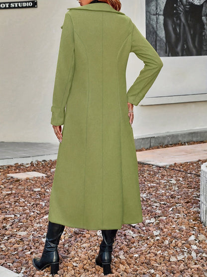 Women's Winter Coat With Lapel Collar Stylish