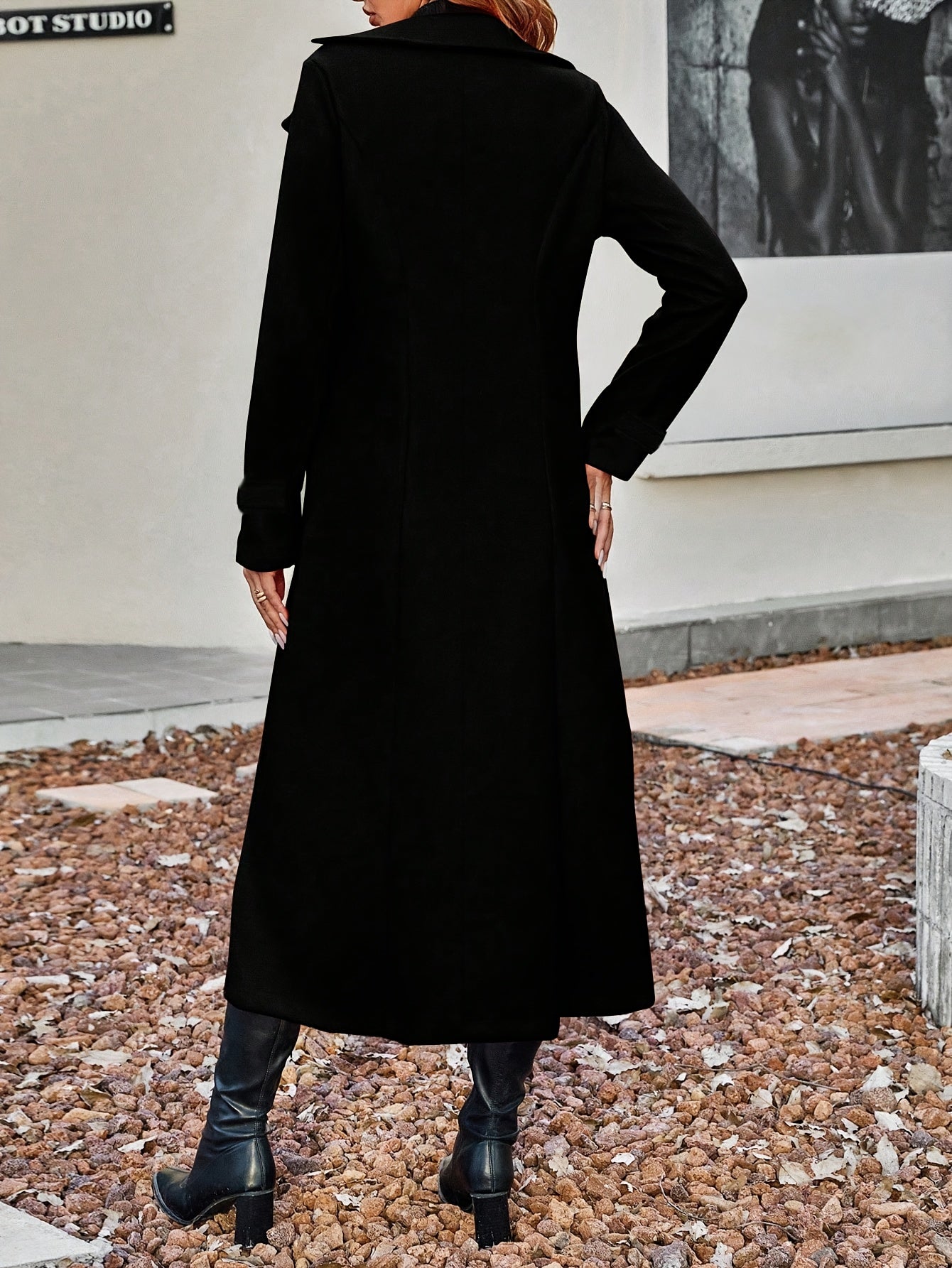 Women's Winter Coat With Lapel Collar Stylish
