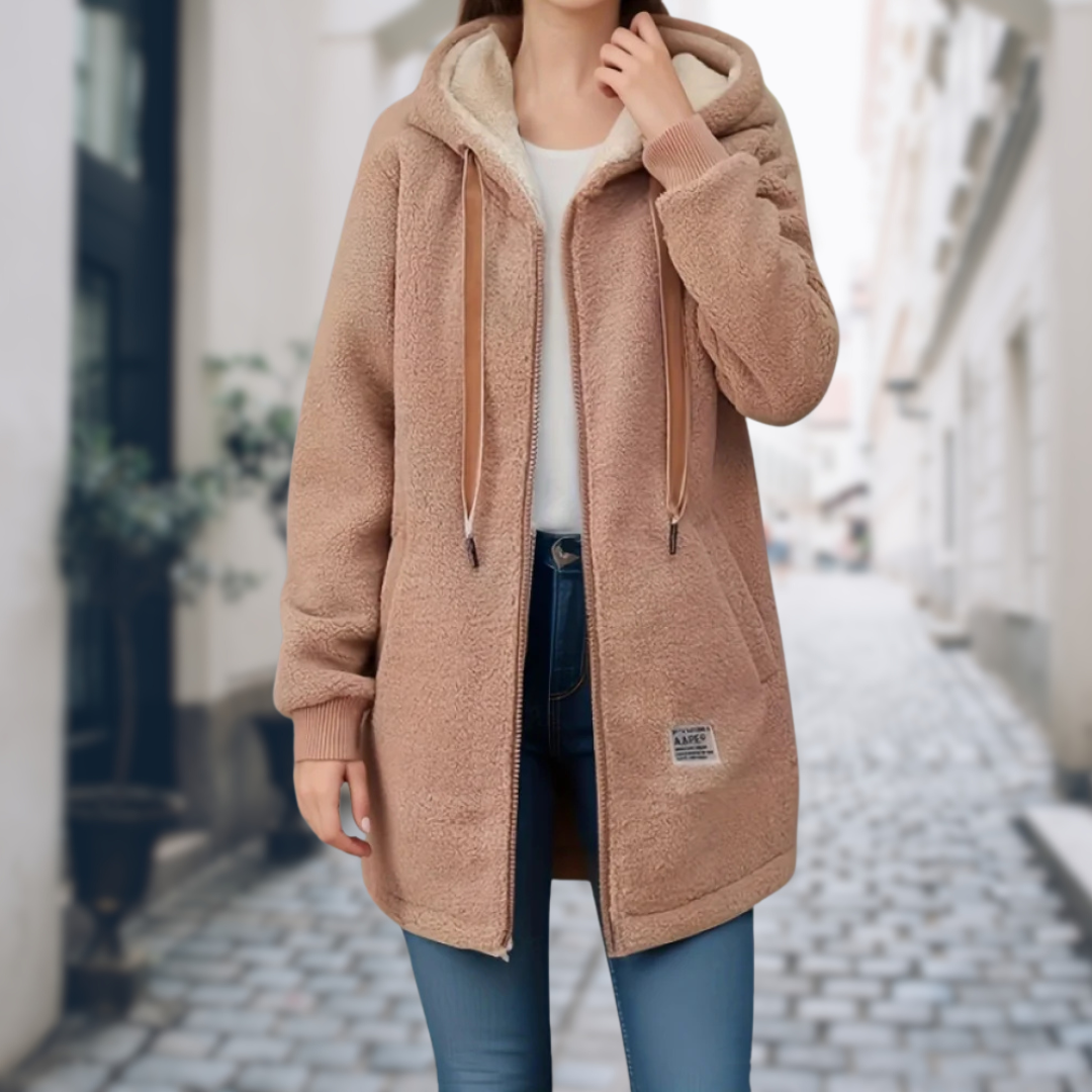 Women's Winter Jacket Fleece Lining Stylish
