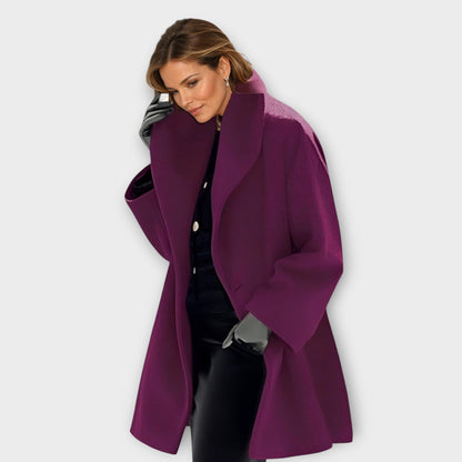 Women's Winter Windproof Jacket With Shawl Collar