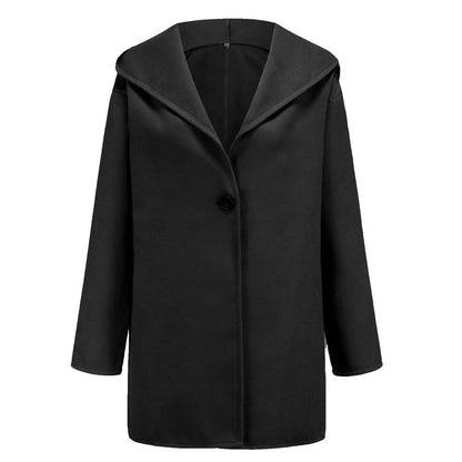 Women's Winter Windproof Jacket With Shawl Collar
