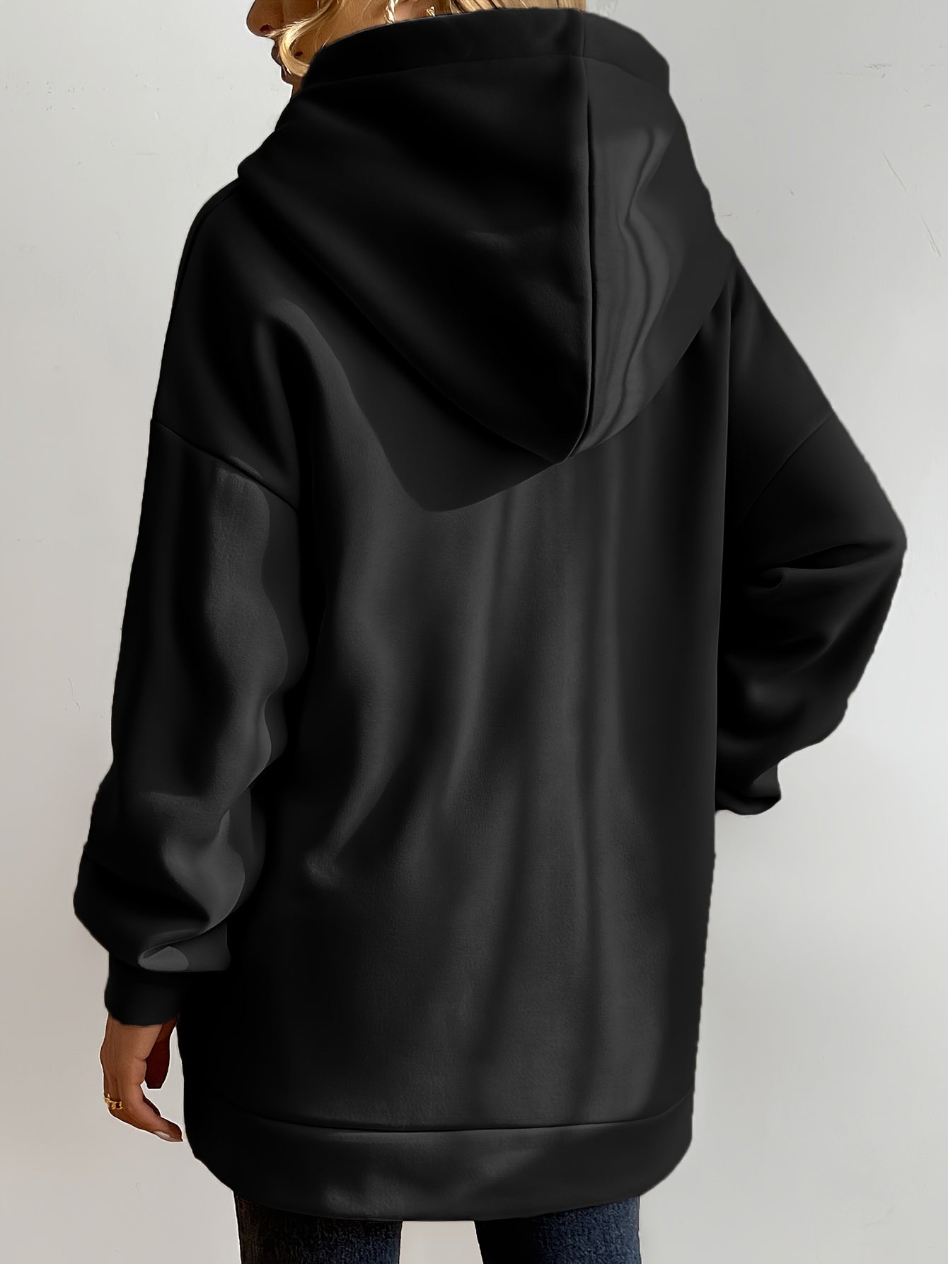Women's Zipped Hoodie Casual Comfort Cotton Polyester