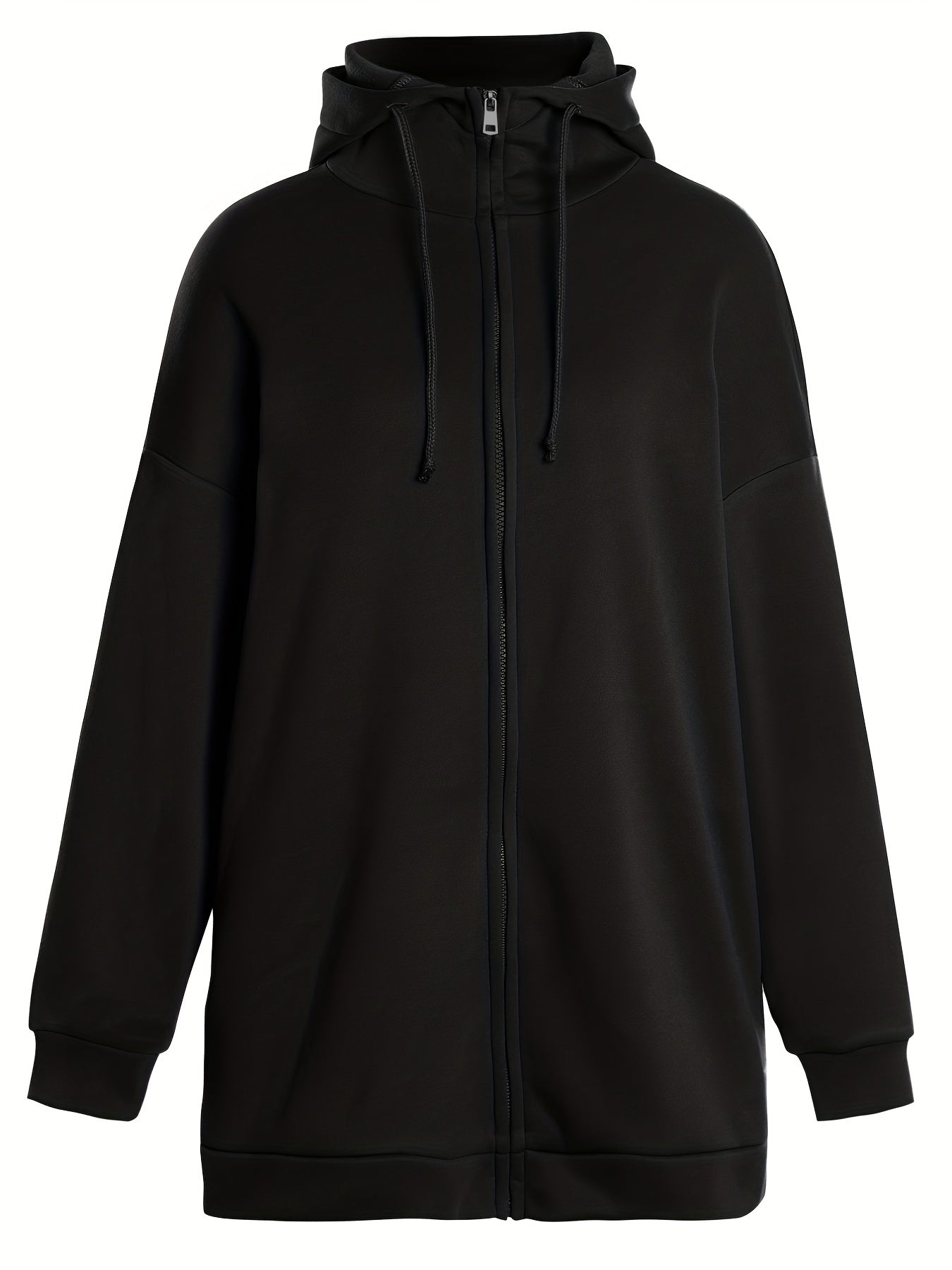 Women's Zipped Hoodie Casual Comfort Cotton Polyester