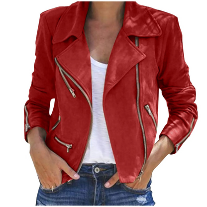 Women's Zipped Jacket Stylish and Comfortable