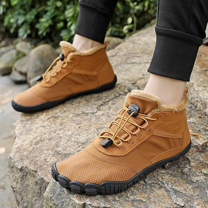 Women's and Men's Half High Shoes Lined Breathable for Winter