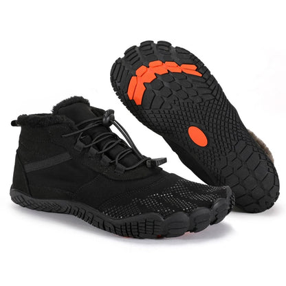 Women's and Men's Half High Shoes Lined Breathable for Winter