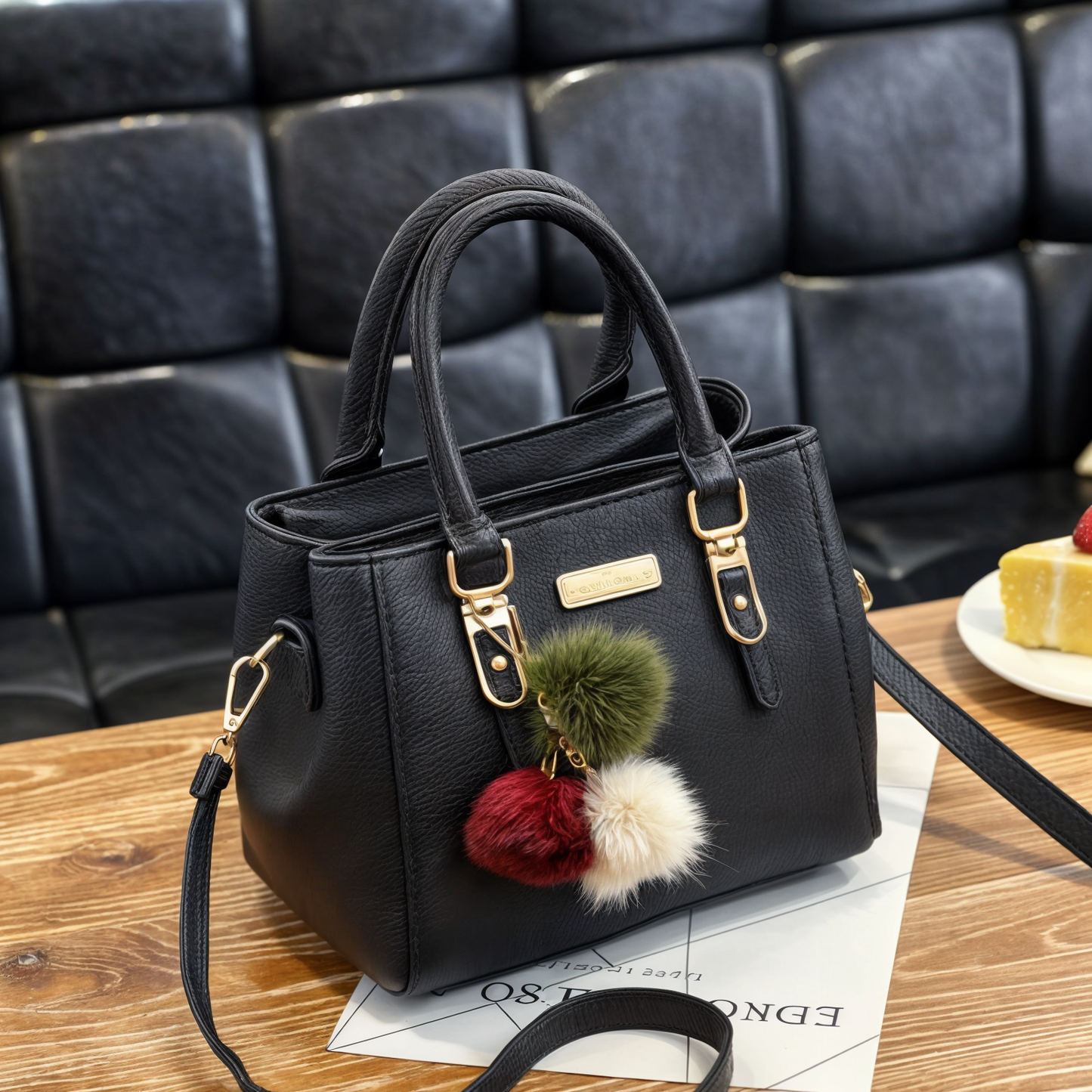 Women's bag with tassel