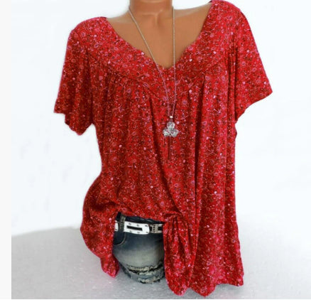 Women's blouse V-Ausschnitt