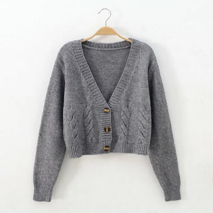Women's cable-knit cardigan