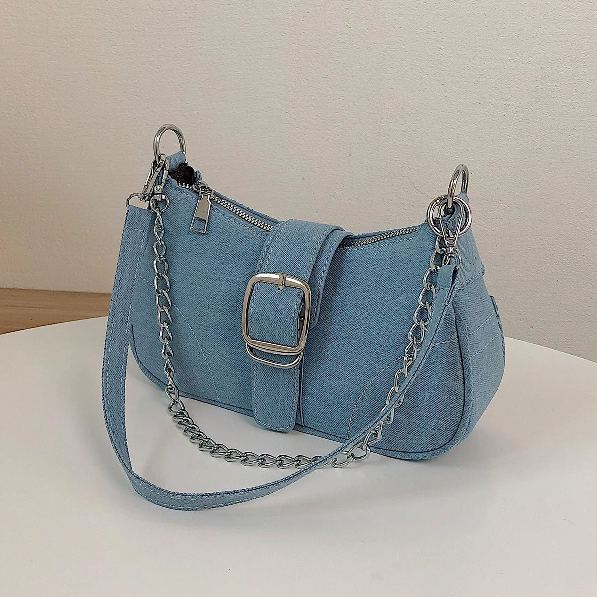 Women's denim crossbody bag