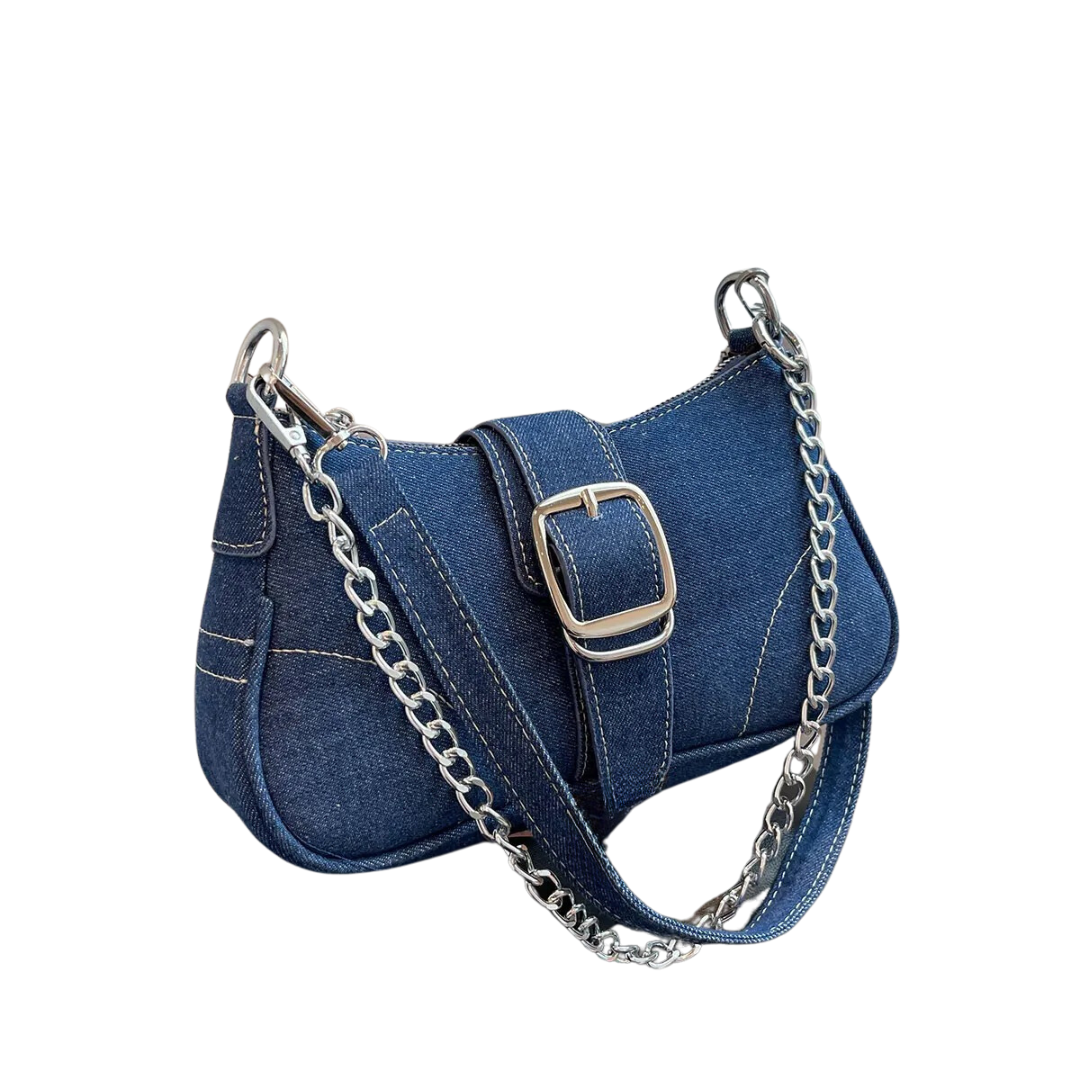 Women's denim crossbody bag