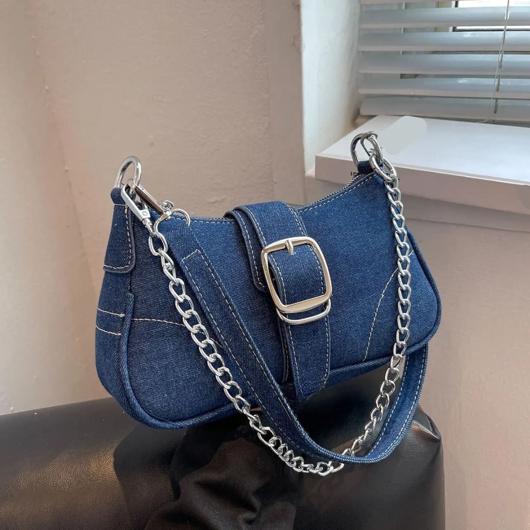 Women's denim crossbody bag