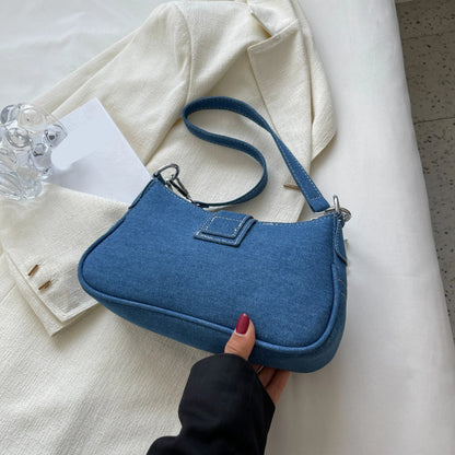Women's denim crossbody bag